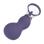 Extra para hombres con copas suaves: bomba recargable para vulva y pecho, morada, probador - Imagen 11