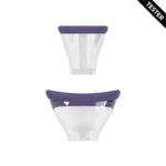Extra para hombres con copas suaves: bomba recargable para vulva y pecho, morada, probador - Imagen 3