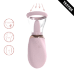 Un extra para hombres con bordes suaves – BOOST - Bomba recargable para vulva y pechos - Rosa - Probador
