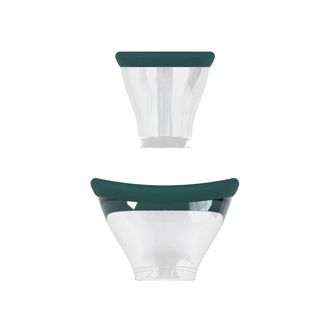 Bomba para pecho y vulva con copas cómodas – Bomba recargable para vulva y pecho - Verde bosque - Tester - Imagen 7