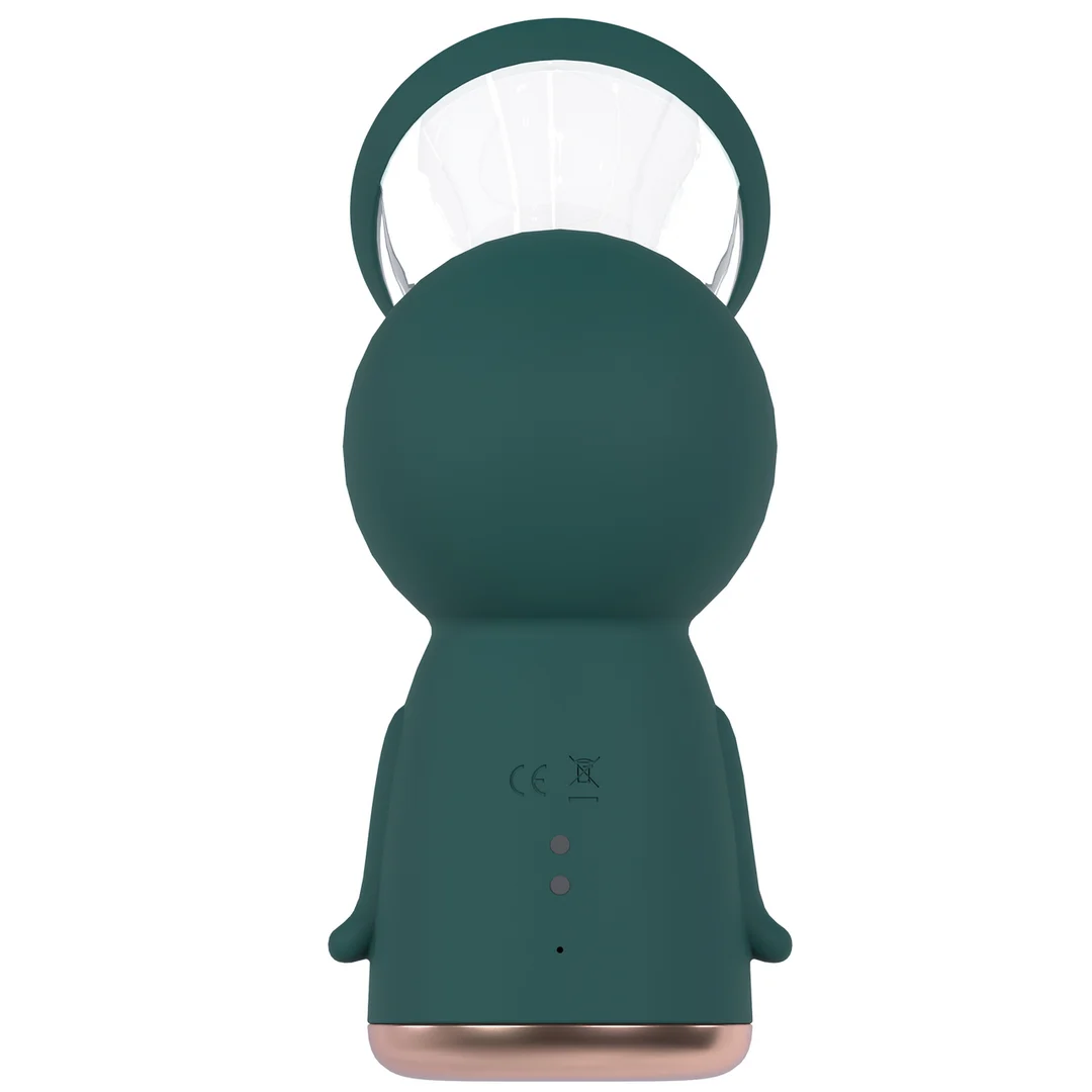 Bomba para pecho y vulva con copas cómodas – Bomba recargable para vulva y pecho - Verde bosque - Tester - Imagen 6