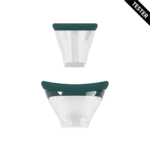 Bomba para pecho y vulva con copas cómodas – Bomba recargable para vulva y pecho - Verde bosque - Tester