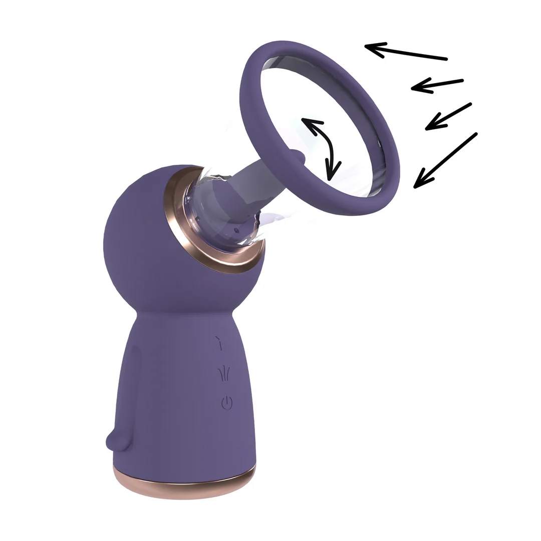 Bomba para pecho y vulva con copas cómodas – Bomba recargable para vulva y pecho - Verde bosque - Tester - Imagen 13