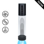 Bomba eléctrica para el pene con tubo interior liso de silicona – versión de prueba