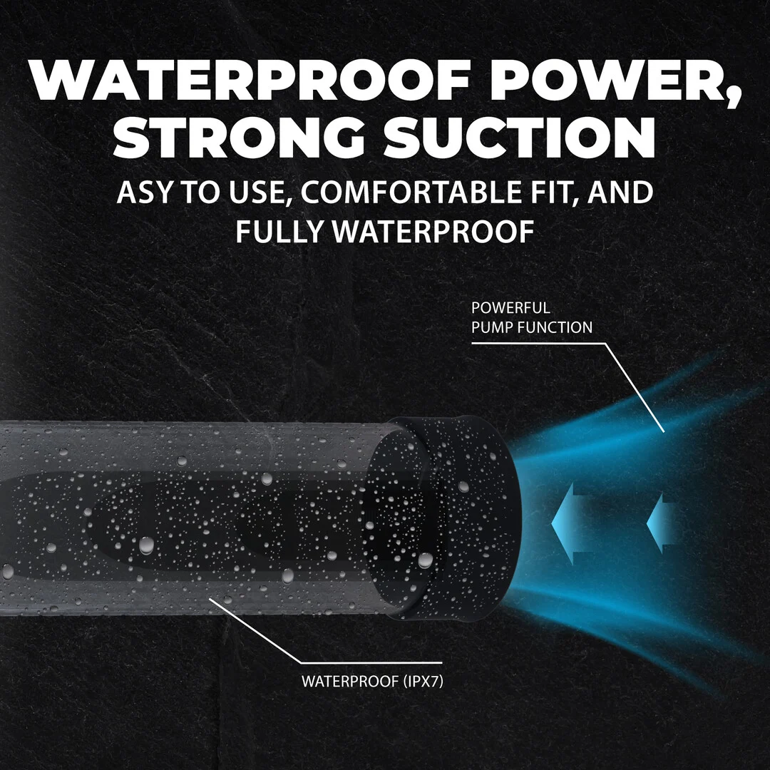 Bomba eléctrica para el pene con diseño resistente al agua – Tester - Imagen 4