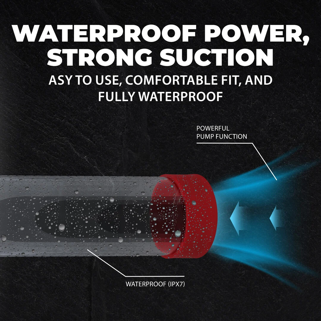 Bomba eléctrica para el pene con diseño resistente al agua – Tester - Imagen 10