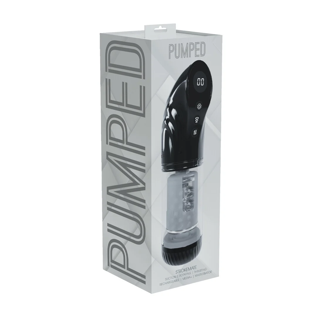Masturbador con bomba Pumped by Shots StrokeMate - Imagen 1