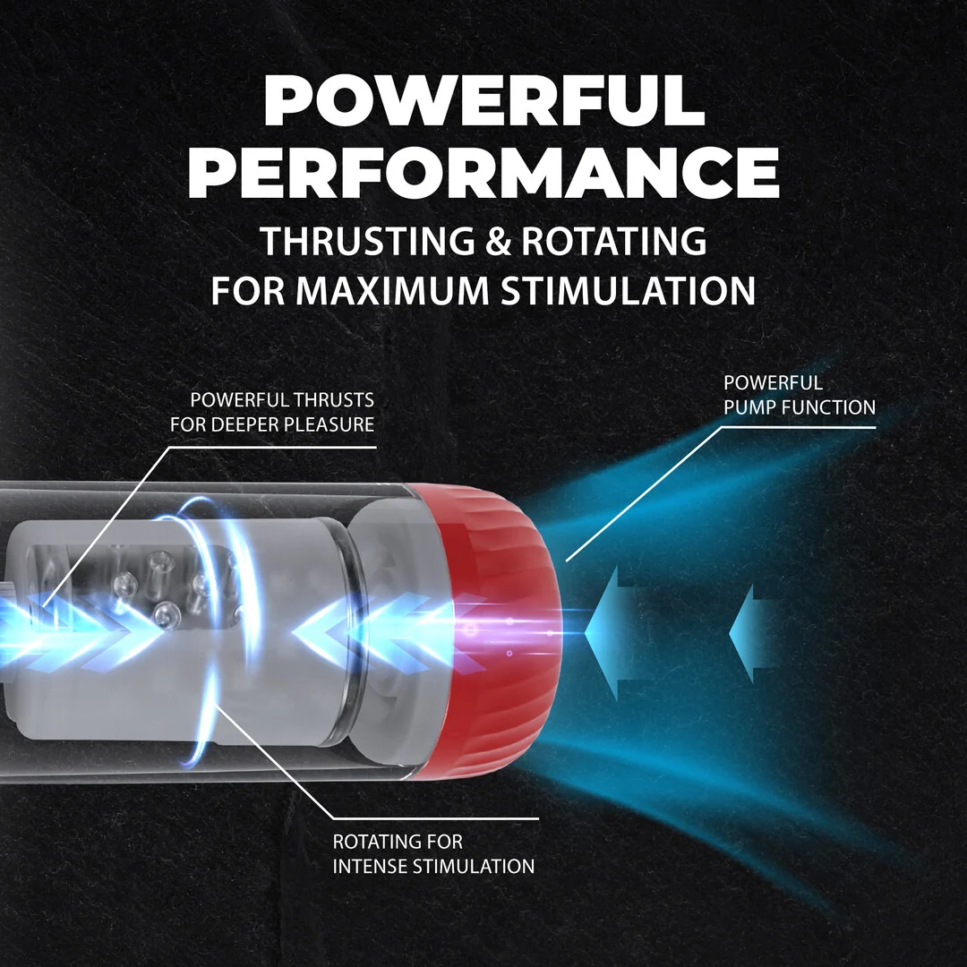 Masturbador con bomba Pumped by Shots StrokeMate - Imagen 11