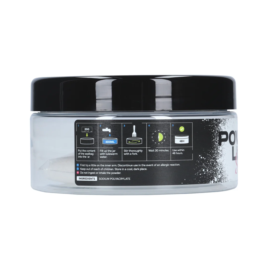 Lubricante de base acuosa – Polvo para preparar tu propio lubricante, transparente y natural – Sin perfume ni sabor – Tarro de 300 ml – Pharmquests by Shots - Imagen 2