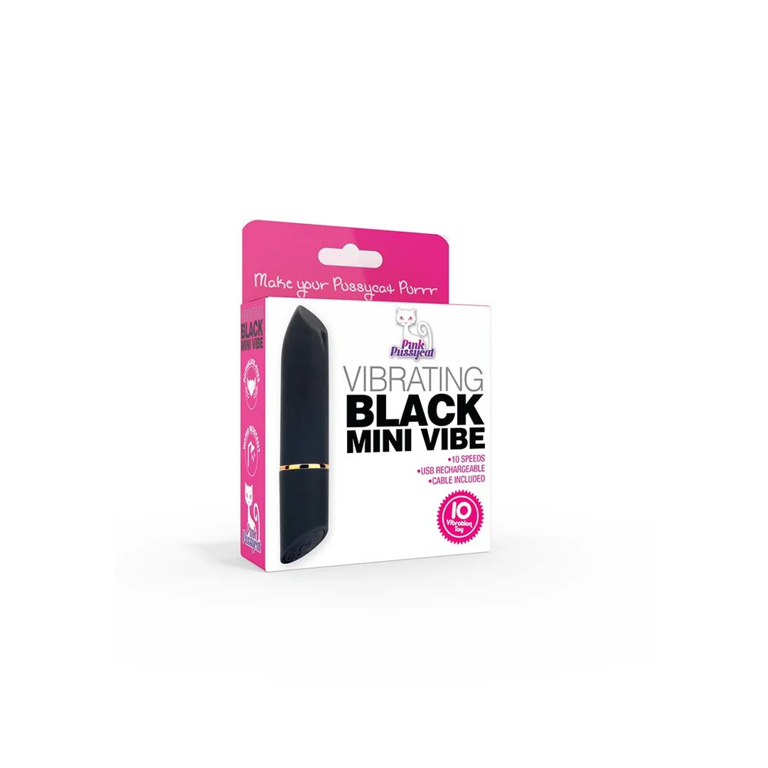 Pink Pussycat Black Mini Vibe - Imagen 1