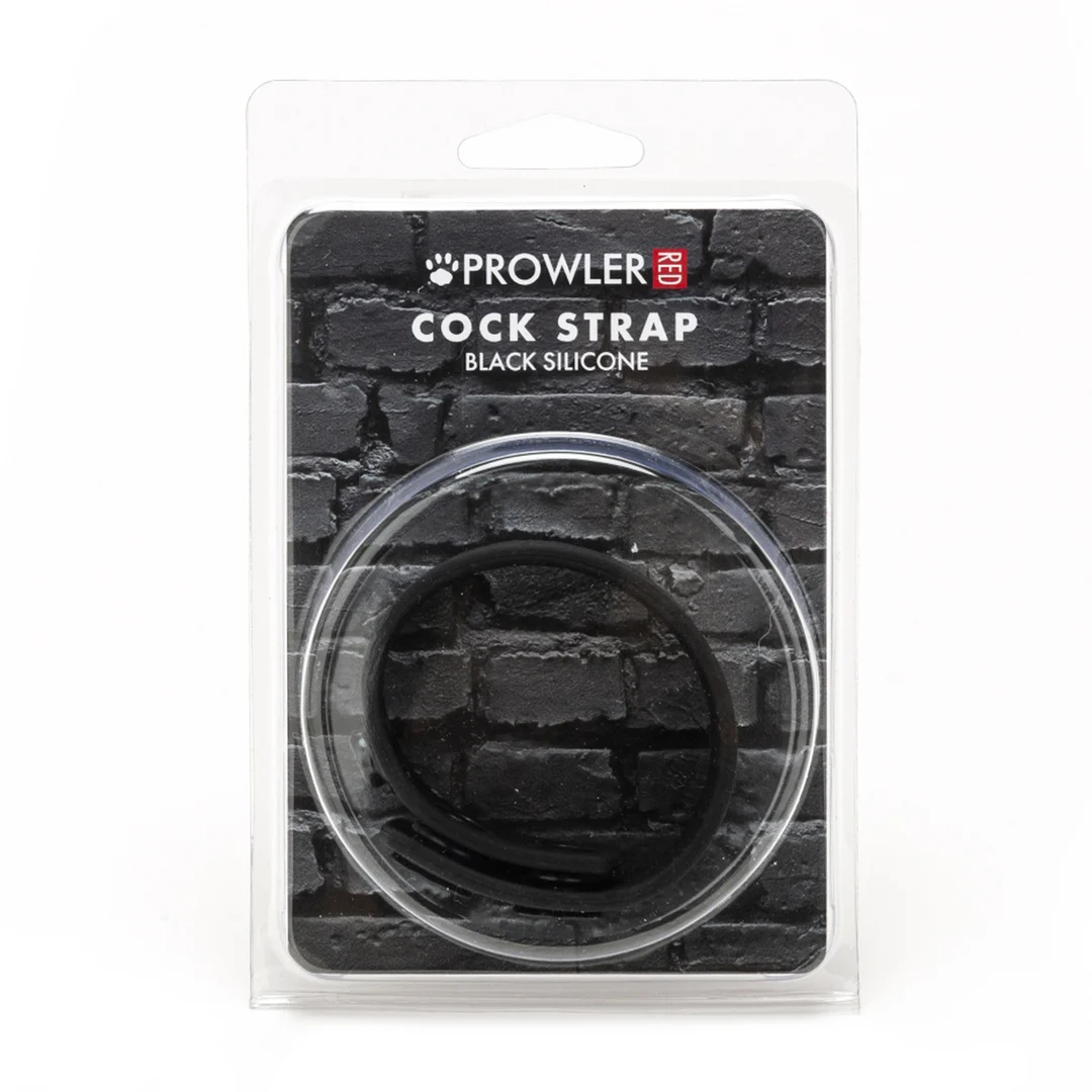 Banda de silicona para pene Prowler Red negra - Imagen 1