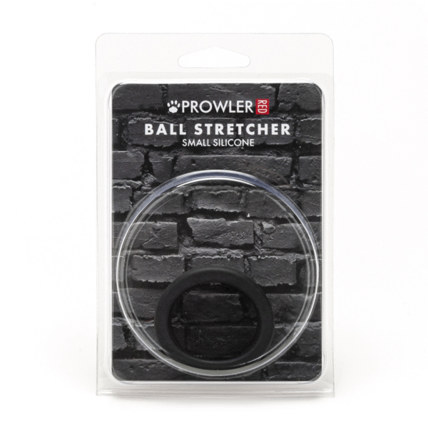 Estirador de testículos de silicona Prowler RED pequeño negro