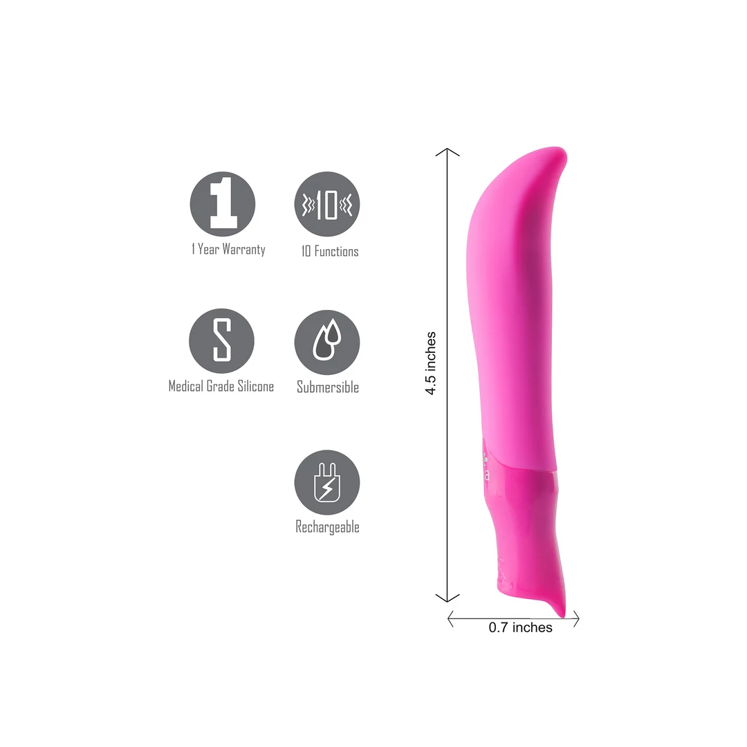 Vibrador para el punto G, 10 ajustes y silicona suave, Maddie Maiatoys - Imagen 4