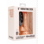 Dildo vibrador realista RealRock con escroto