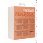 Dildo vibrador realista RealRock con escroto - Imagen 2