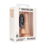 Dildo vibrador realista RealRock con escroto