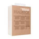 Dildo vibrador realista RealRock con escroto - Imagen 2