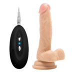 Dildo vibrador realista RealRock con escroto - Imagen 3