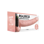 RealRock: arnés hueco vibratorio con testículos