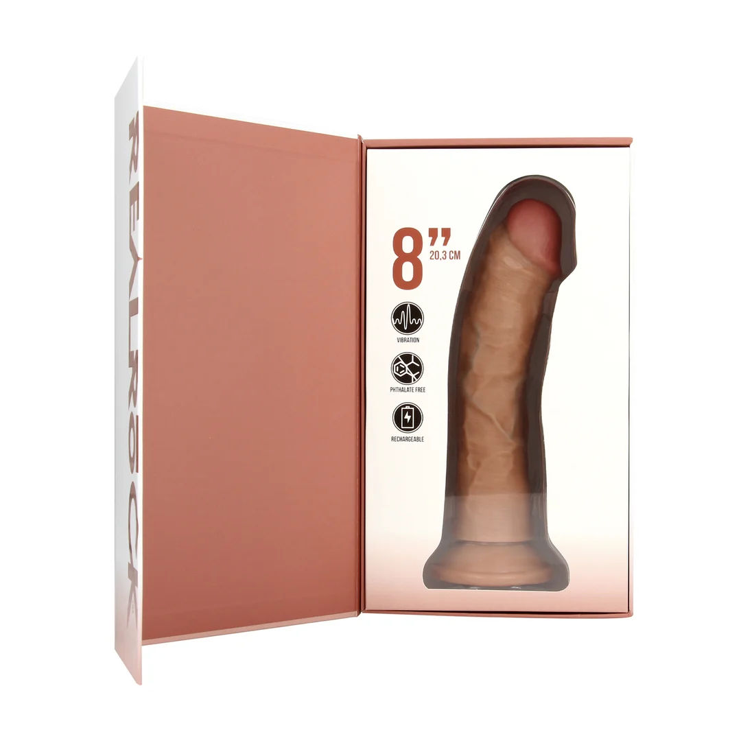Consolador curvado vibrador RealRock - Imagen 9