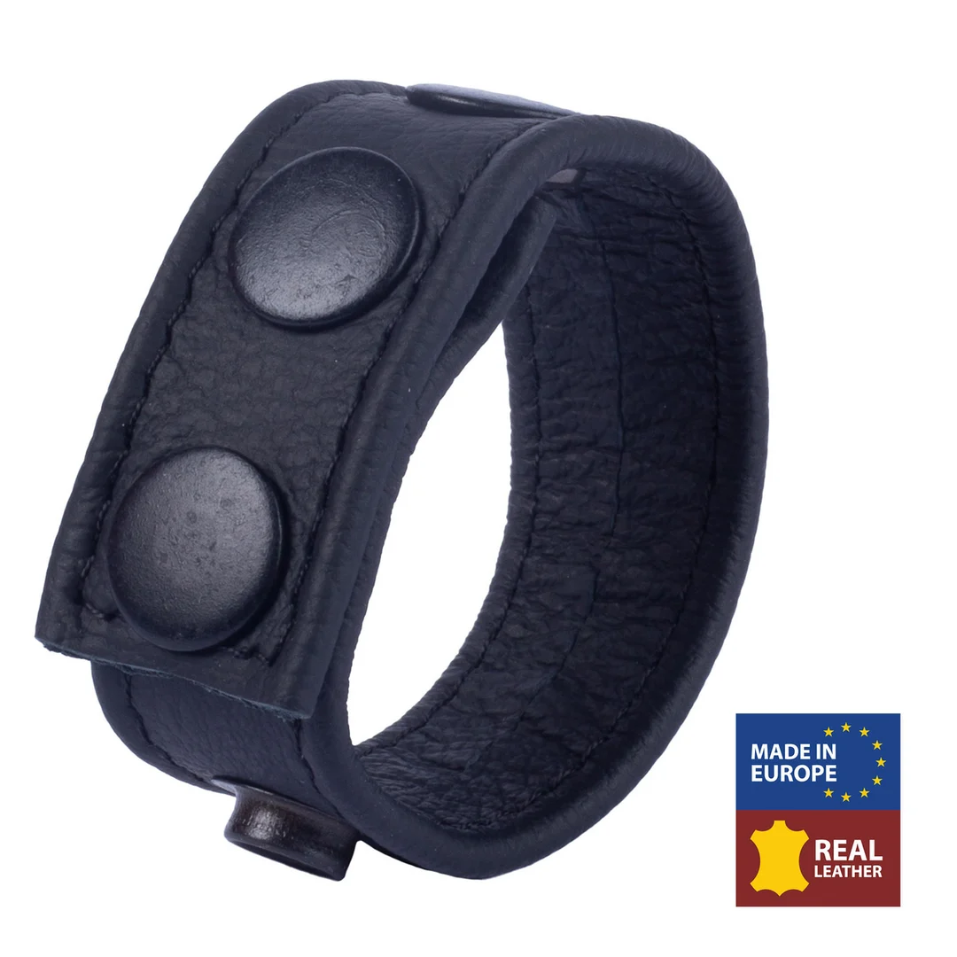 Anillo para el pene ajustable Cocky de cuero de Red Leather - Imagen 3