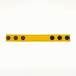 Anillo para el pene de cuero amarillo Cocky - Imagen 2