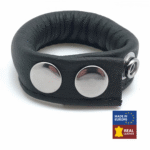 Estirador de testículos ajustable de piel, 70 g, negro - Imagen 2