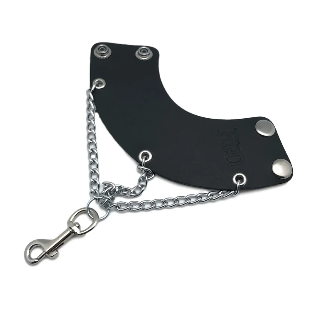 Paracaídas de piel Red Leather con cadenas y gancho - Imagen 1