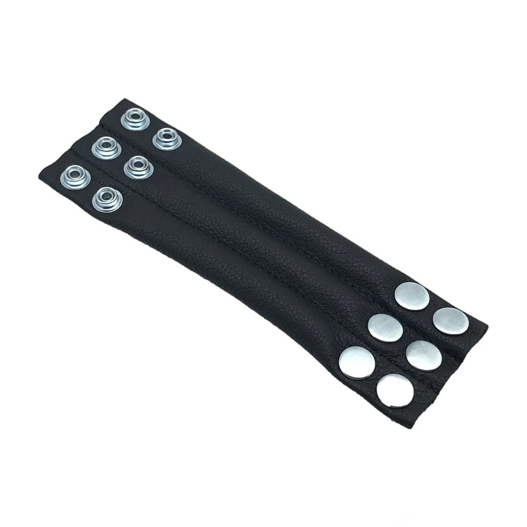 Estirador de escroto regulable de piel Red Leather - Imagen 2