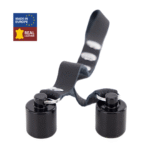 Estirador de escroto Red Leather con pesas, 2 x 50 g, negro - Imagen 3