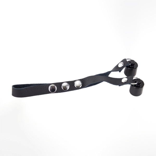 Estirador de escroto Red Leather con pesas, 2 x 50 g, negro