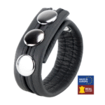 Anillo ajustable para el pene de cuero - Imagen 4