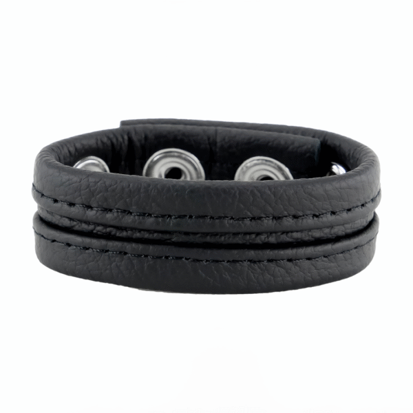 Anillo ajustable para el pene de cuero