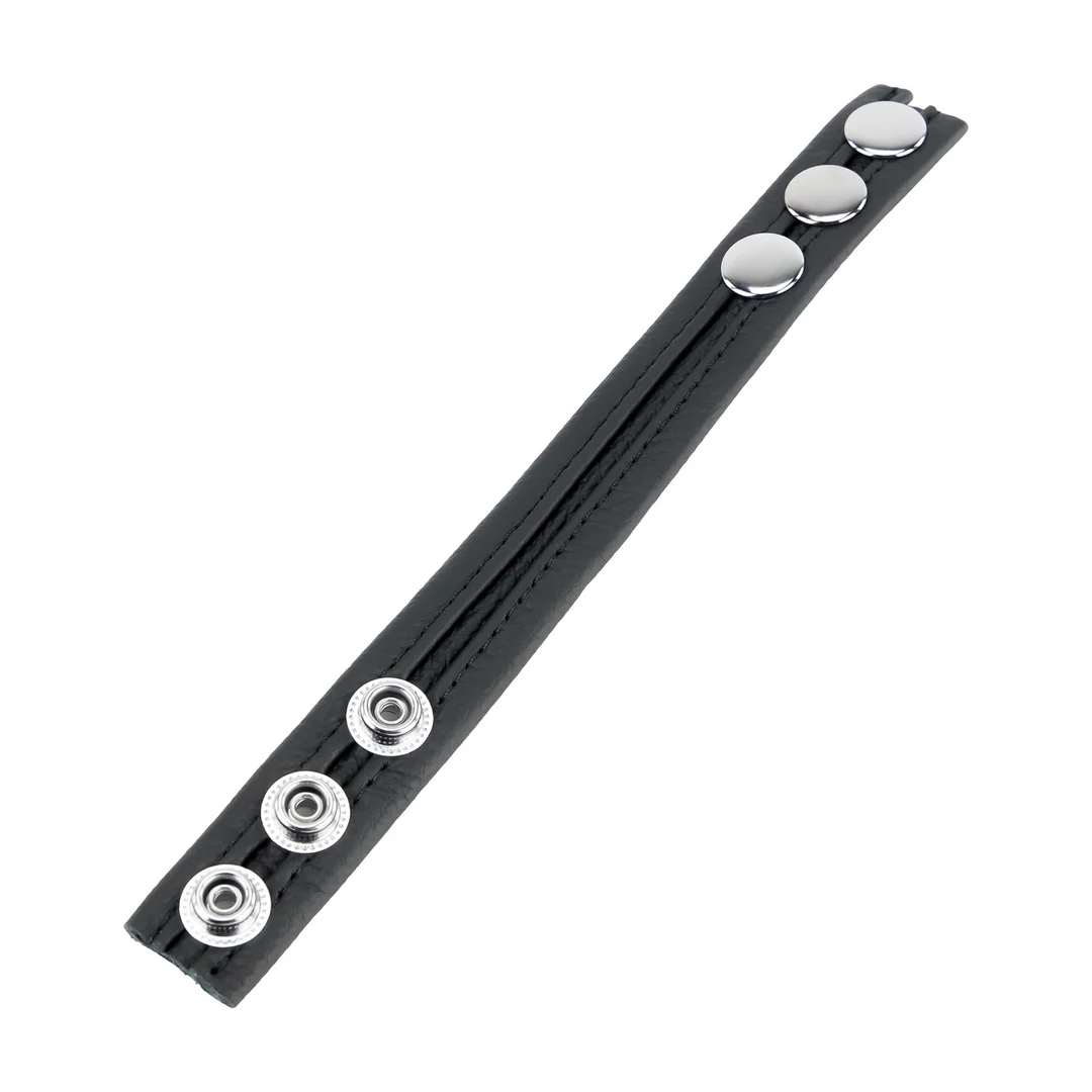 Anillo ajustable para el pene de cuero - Imagen 2