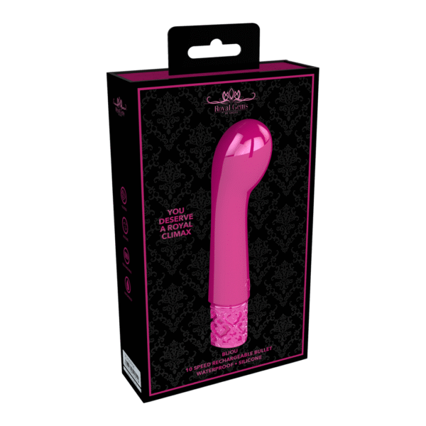 Vibrador recargable de punto G Bijou