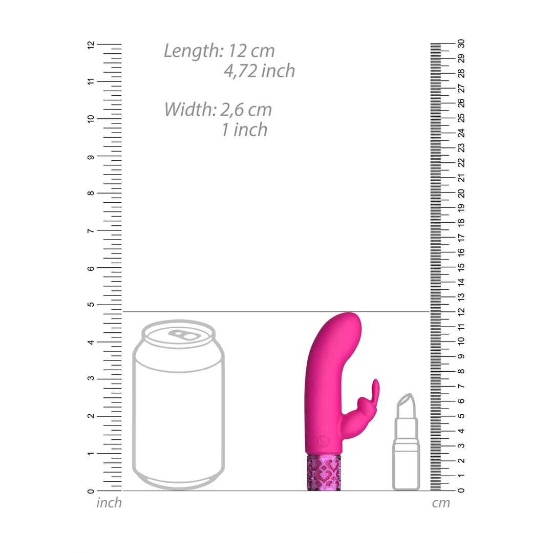 Vibrador rabbit recargable con 10 modos, Royal Gems Royal Gems by Shots - Imagen 4