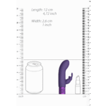 Vibrador rabbit recargable con 10 modos, Royal Gems Royal Gems by Shots - Imagen 9
