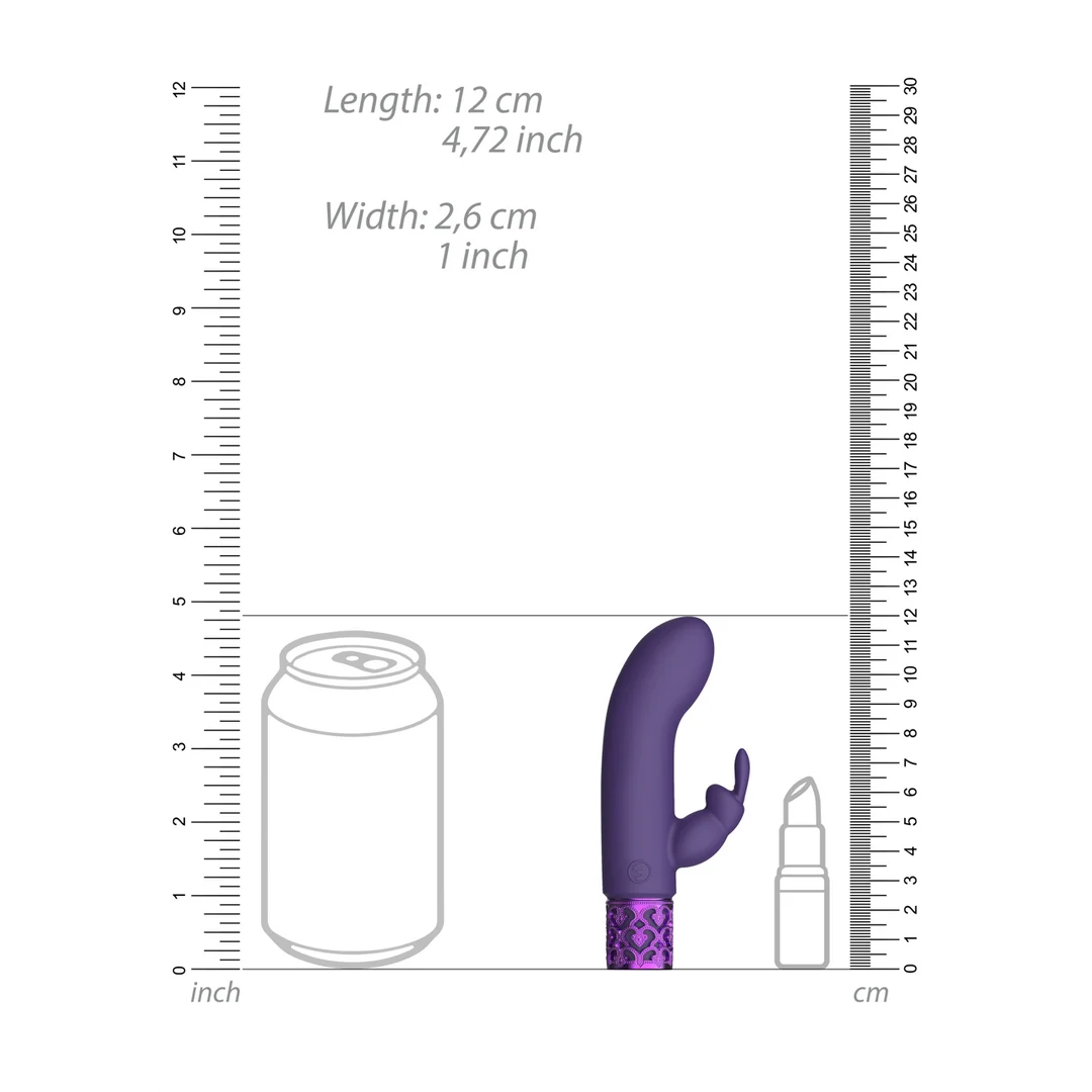 Vibrador rabbit recargable con 10 modos, Royal Gems Royal Gems by Shots - Imagen 9