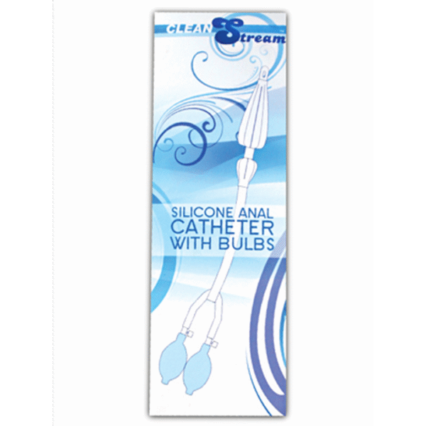 Catéter anal de silicona con globos de XR Brands