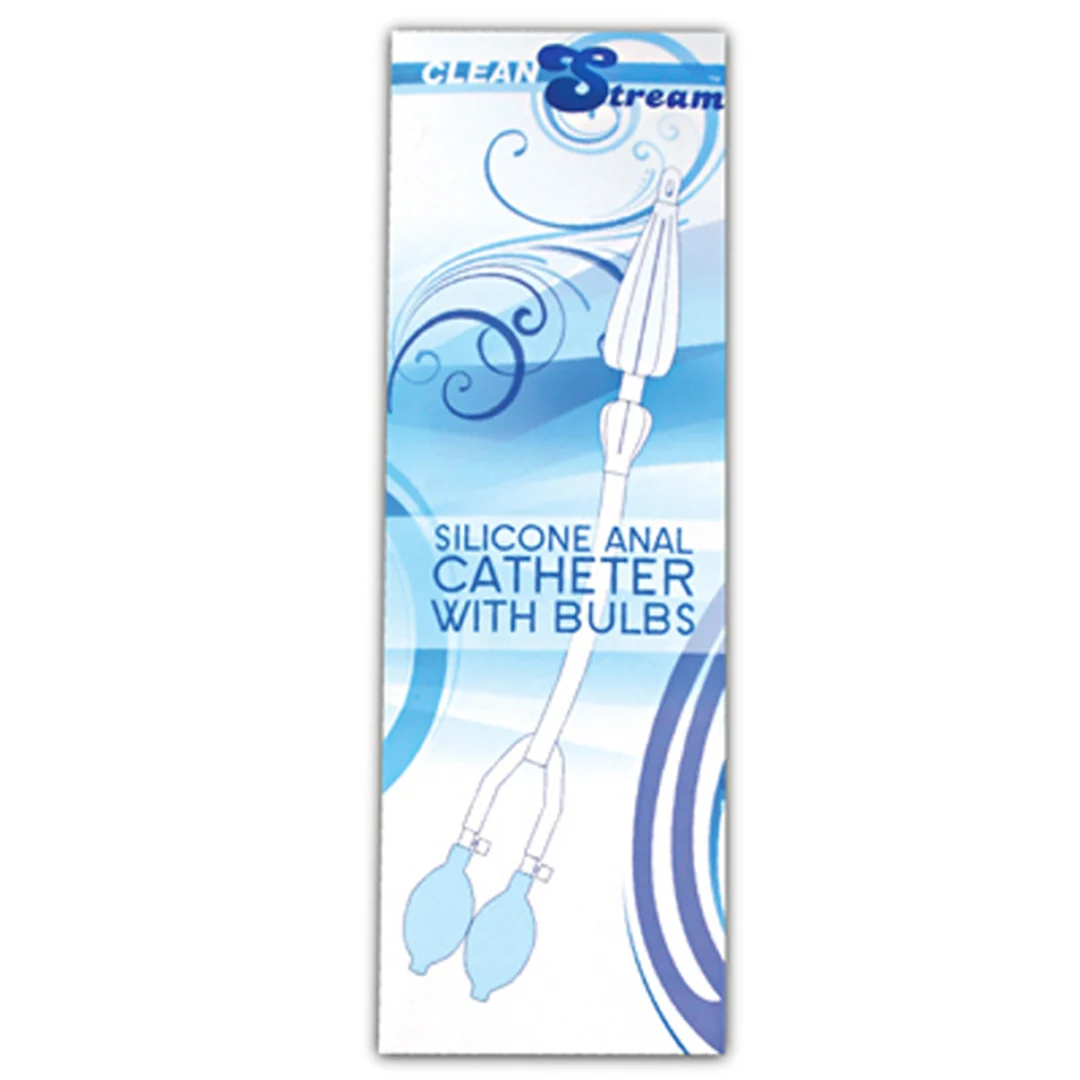 RU710_1 Catéter anal de silicona con globos de XR Brands - Imagen 1