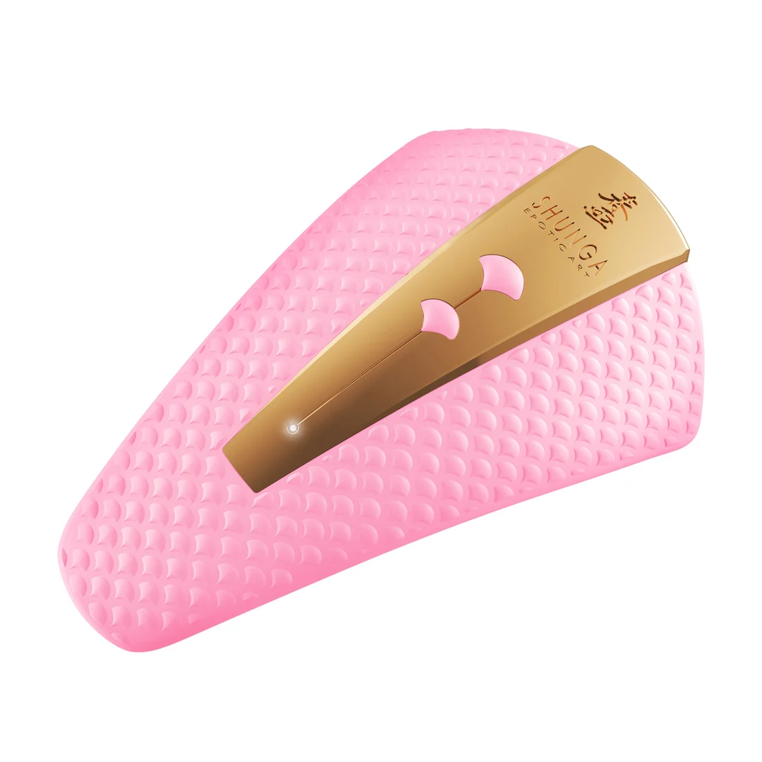 Vibrador de clítoris Shunga rosa claro con 10 modos - Imagen 5
