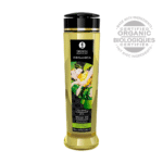 Aceite de masaje erótico, aceite de masaje natural y comestible, té verde, Shunga, 8 fl oz / 240 ml - Imagen 2