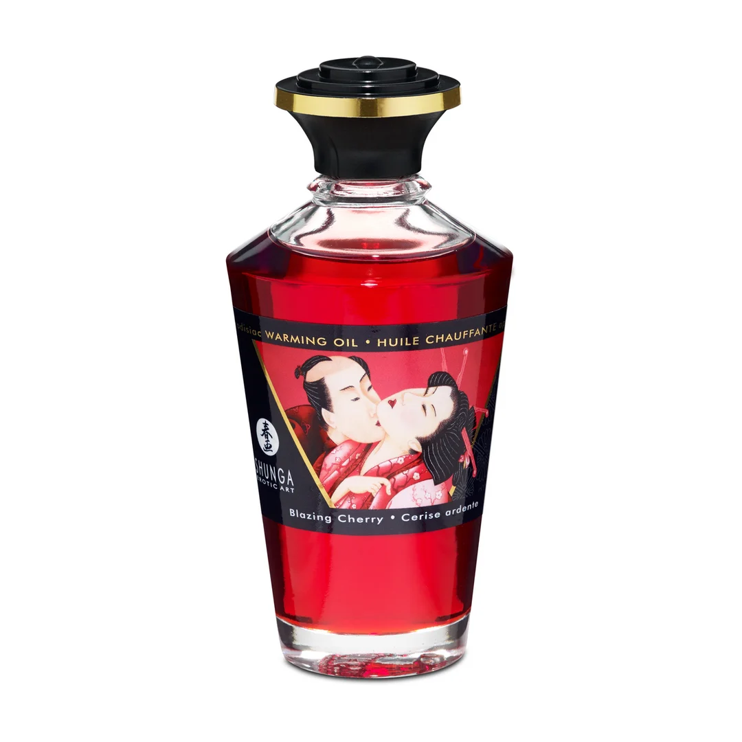 Aceite calentador - Aphrodisia Olie Blazing Cherry - 3,5 fl oz / 100 ml - Imagen 2