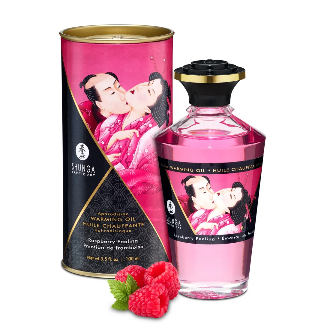 Aceite calentador - Aphrodisia Olie Raspberry Feeling - 100 ml - Imagen 4