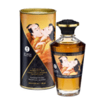 Aceite con efecto calor Shunga Aphrodisia con sabor a caramelo, 100 ml - Imagen 3