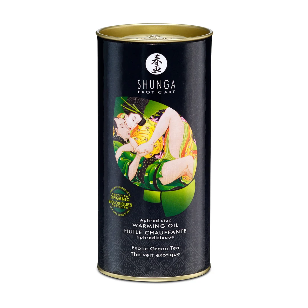 Aceite Aphrodisia con efecto calor y té verde exótico, 100 ml - Imagen 1