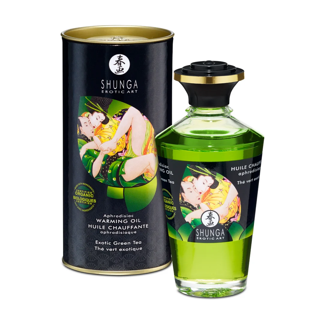 Aceite Aphrodisia con efecto calor y té verde exótico, 100 ml - Imagen 3