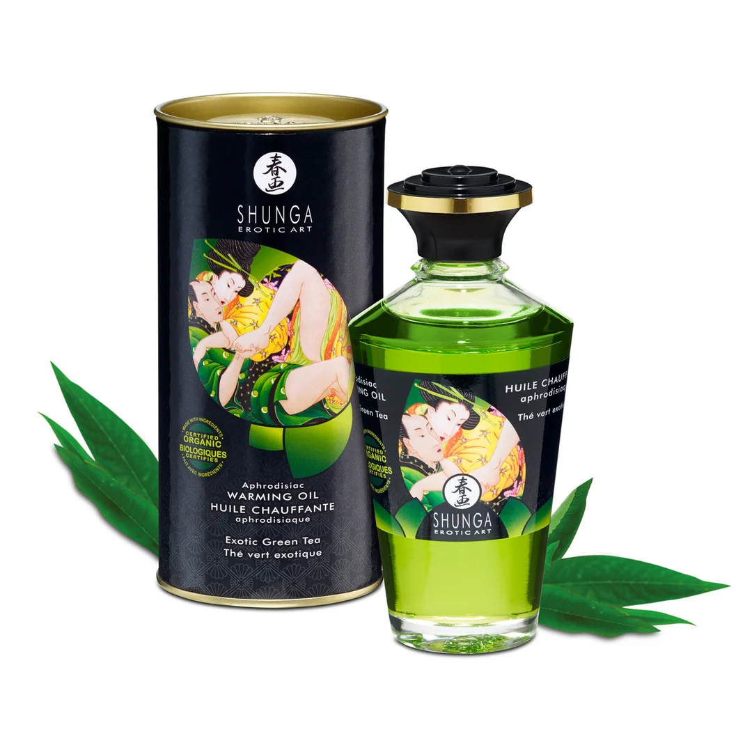 Aceite Aphrodisia con efecto calor y té verde exótico, 100 ml - Imagen 4