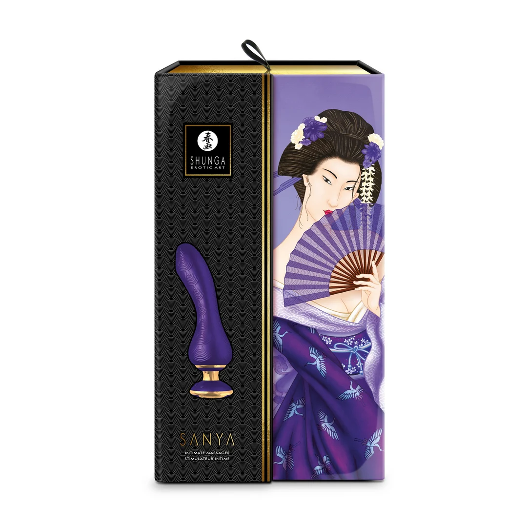 Vibrador | diseño ergonómico | SANYA morado Shunga - Imagen 1