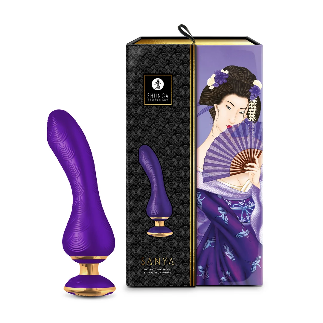 Vibrador | diseño ergonómico | SANYA morado Shunga - Imagen 3
